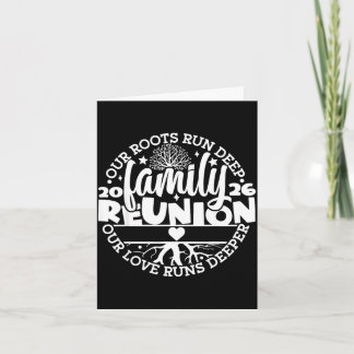 Carte Vibes de retrouvailles de famille racines profonde