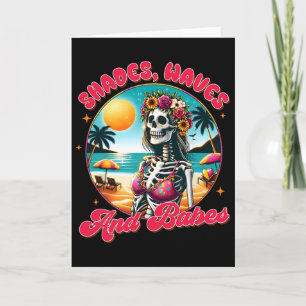 Carte Vibes d'été Vacances à la plage Lunettes de soleil