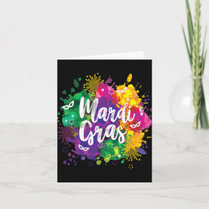 Carte Vibes Faciles Mardi Gras Mardi Gras Gras Nouvelle-
