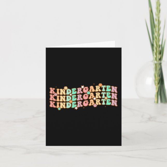 Carte Vibes super de jardin d'enfants Face Retro Enseign (Devant)