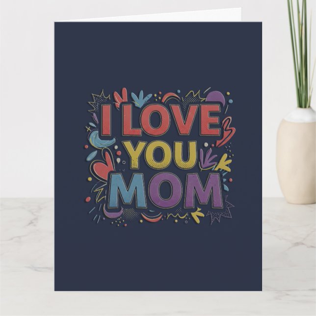 Carte Vibrant Colorful Card / Tarjeta Colores Vibrantes (Devant)