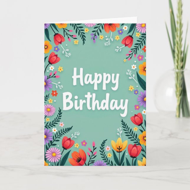 Carte Vibrante Bloom (Devant)