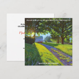 Carte vibrante multicolore de célébration d'annive