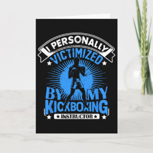 Carte Victime de mon instructeur de kickboxing