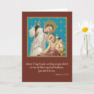 Carte Victime de St Aloysius et de la peste (M 06) Salut