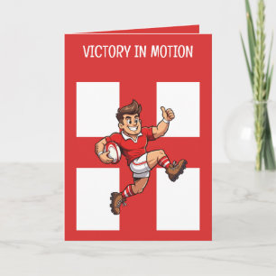Carte Victoire de Sprint Total Héro Rugby Joyeux