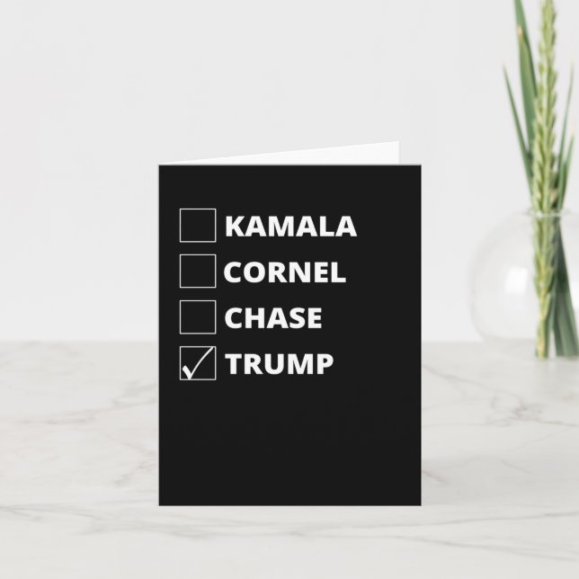 Carte Victoire de Trump en 2024 (Devant)