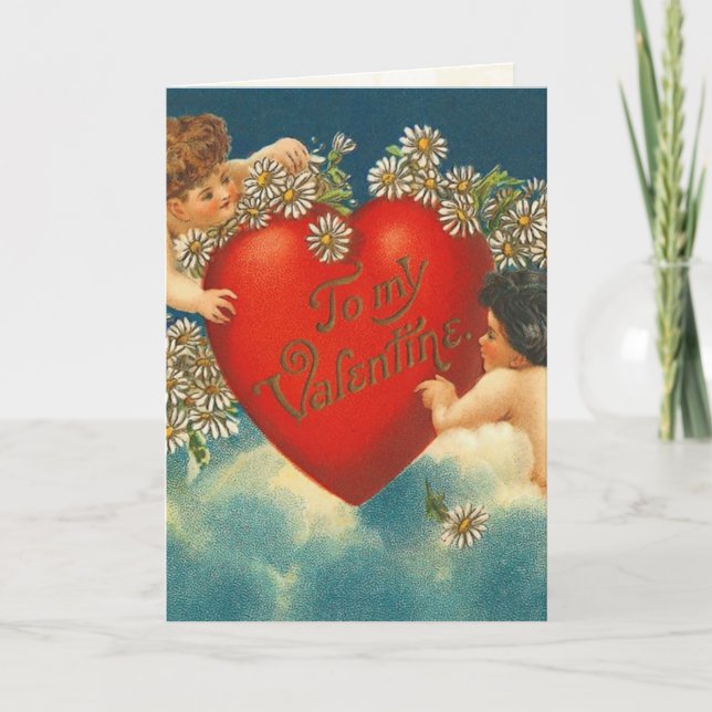 Carte Victorale Cherub Valentine (Devant)