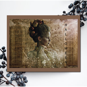 Carte Victorian Ghost Lady in Waiting