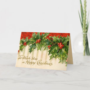 Carte Victorian Holly