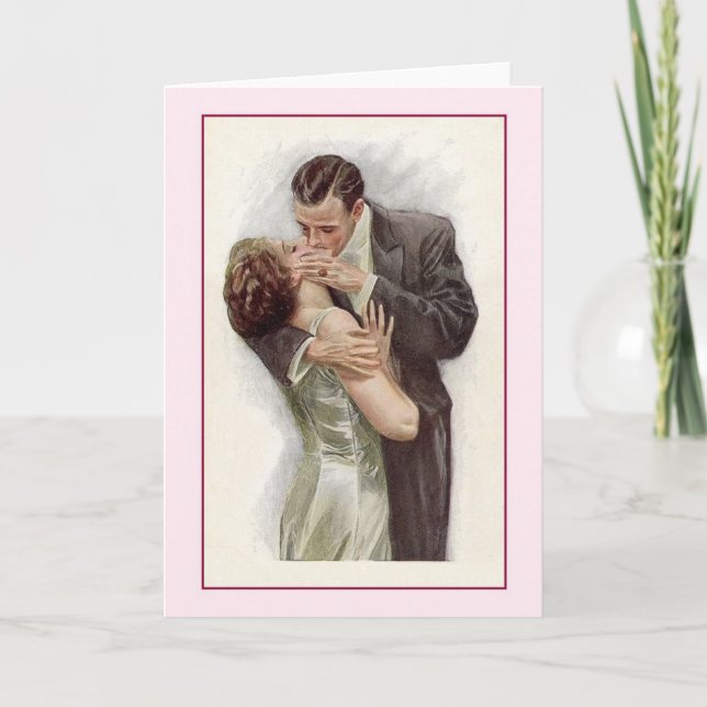 Carte Victorian Kiss Note (Devant)