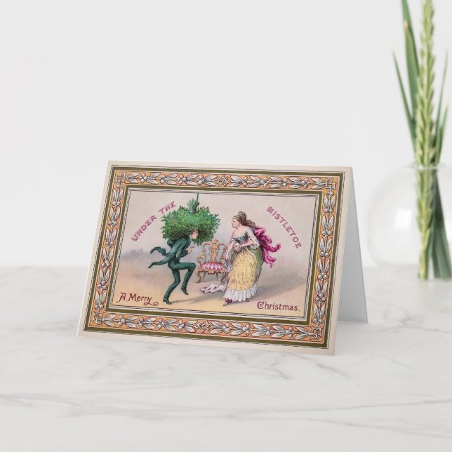 Carte Victorian Mistletoe (Devant)
