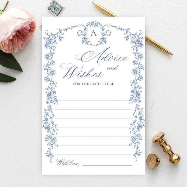 Carte Victorian Ornate Grace Floral Voeux & Consei (Créateur téléchargé)
