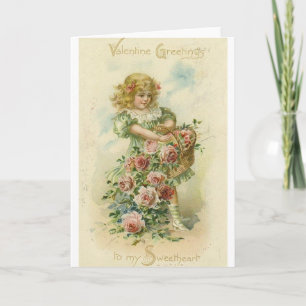 Carte Victorian Sweetheart Valentine's Day