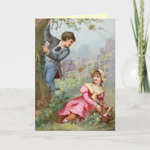 Carte Victorian Valentines Day