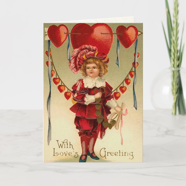 Carte Victorian Valentine's Day (Devant)