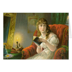 Carte victorienne de fantôme