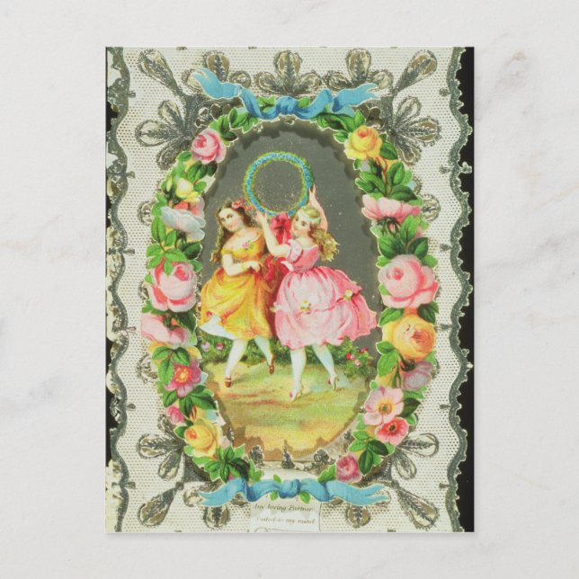 Carte victorienne de Valentine (Devant)