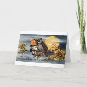 Carte Victorienne Jack-O-Lantern Et Halloween De C