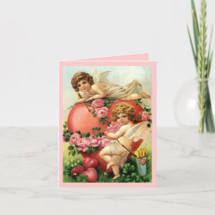 Carte victorienne vintage Valentine de
