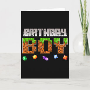 Carte Vidéo drôle de jeu vidéo pour garçon d'anniversair