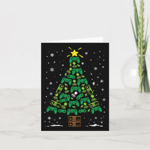 Carte Vidéo nerd Jeu d'amour famille correspondant Noël 