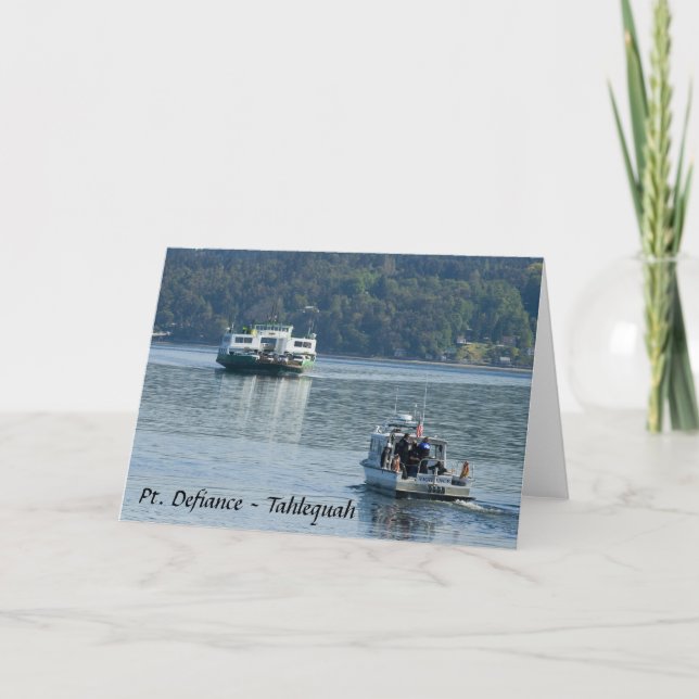 Carte Vider le traversier Pt Defiance (Devant)