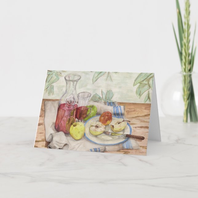 Carte Vie morte de la peinture de fruits et de vin (Devant)