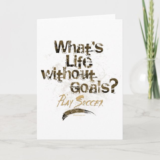 Carte Vie sans objectifs (Football) (Devant)