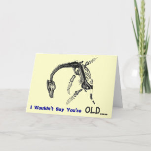 Carte Vieil anniversaire de relique