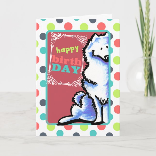 Carte Vieil anniversaire drôle de chien (Devant)