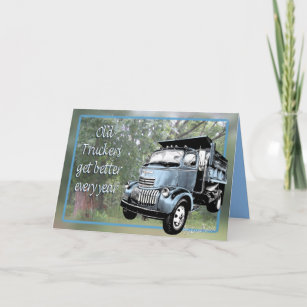 Cartes Camionneur D Anniversaire Zazzle Fr