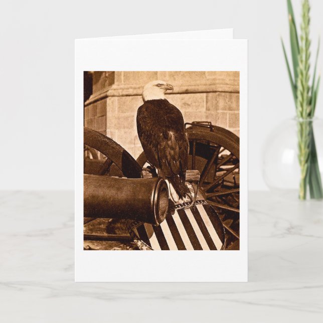 Carte Vieille guerre Eagle Stereoview Ca 1875 d'Abe-The (Devant)