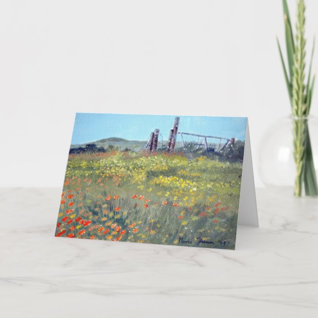 Carte Vieille porte dans le pays (Devant)