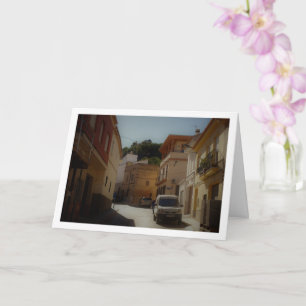 Carte Vieille rue espagnole dans la ville de Lliria, Val