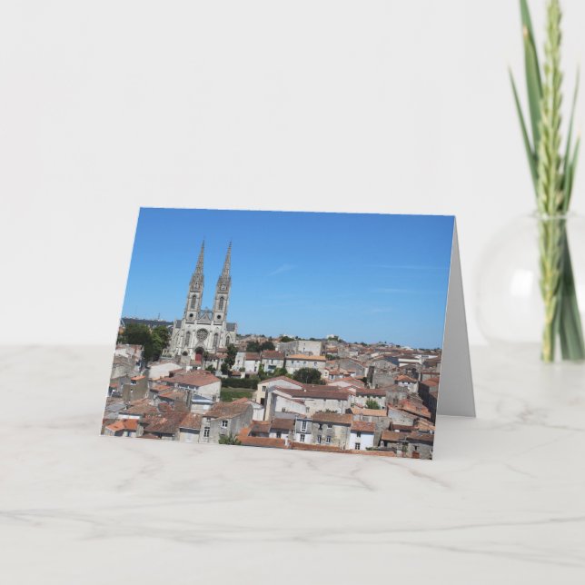 Carte Vieille ville Niort Skyline, France (Devant)