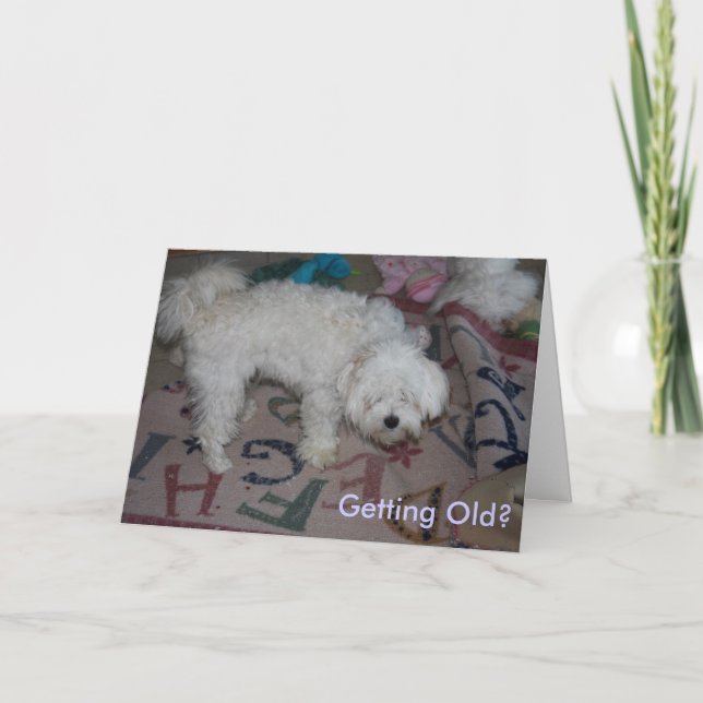 Carte Vieillir ? (Devant)