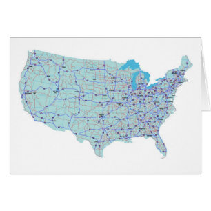 Carte vierge américaine