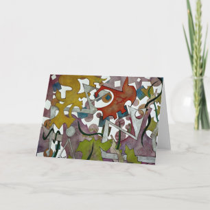 Carte vierge Art Abstrait