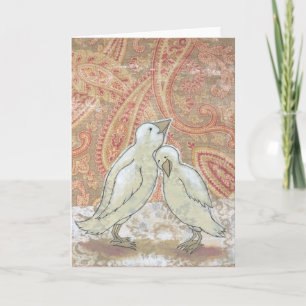 Carte vierge couple parfait fiançailles mariage ar