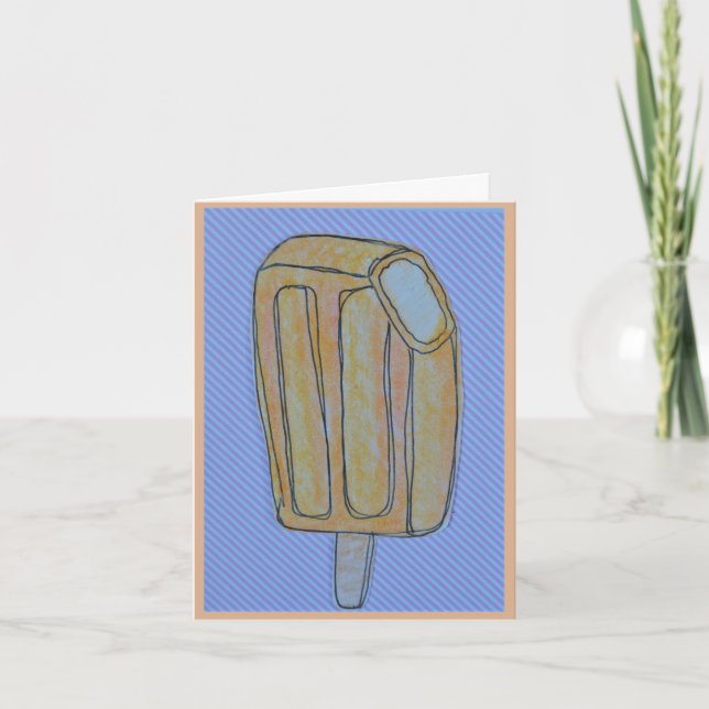 Carte vierge Creamsicle (Devant)