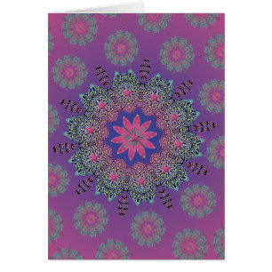 Carte vierge d'aube rose d'EL Paseo