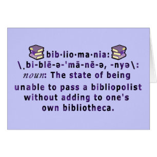 Carte vierge de Bibliomania