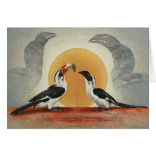 Carte vierge de calao par Andrew Denman