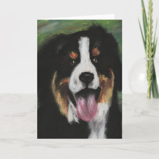 Carte vierge de chien de montagne de Bernese