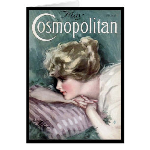 Carte vierge de KRW 1915 cosmopolites vintages