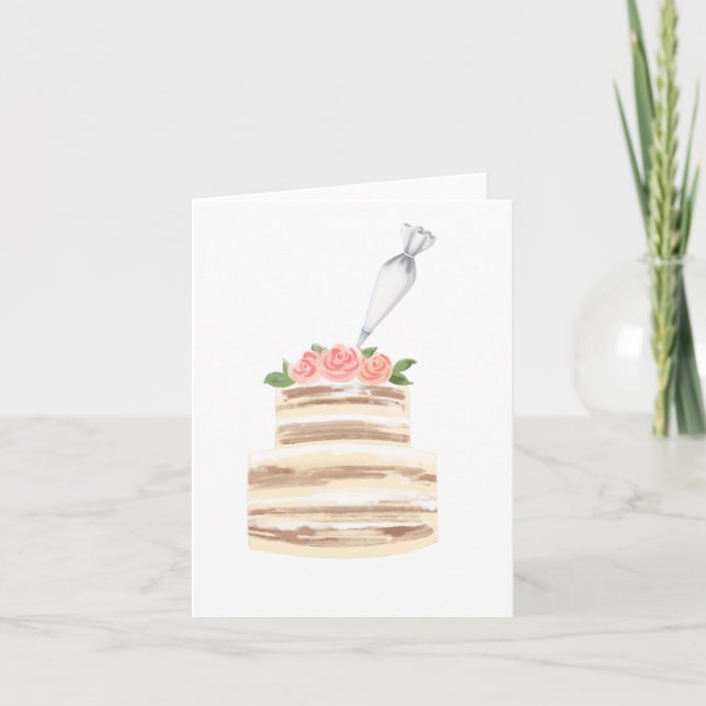 Carte Vierge de la décoration de gâteaux (Devant)