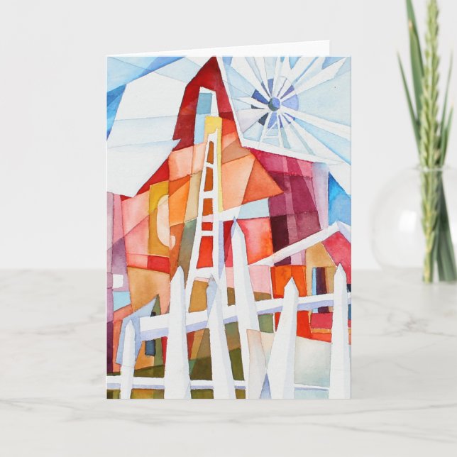 Carte vierge de la ferme de moulin (Devant)