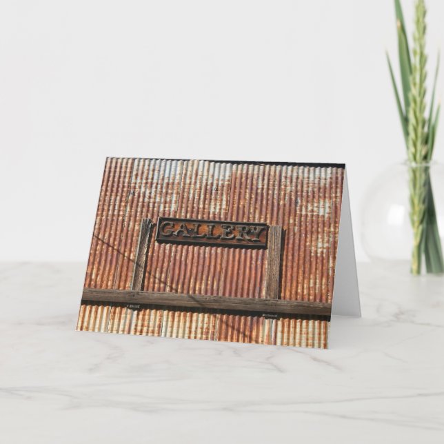 Carte vierge de la galerie (Devant)