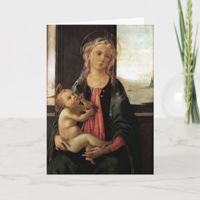 Carte Vierge de la Mer - Sandro Botticelli - c1477 (Devant)